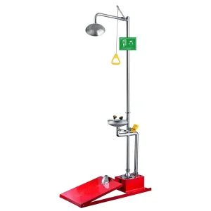 SW6610-ZP Large Pedal Automatic Emptying Eyewash Station