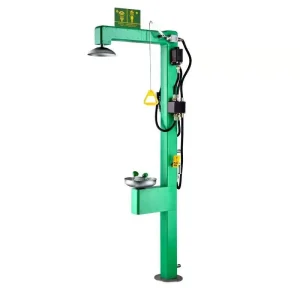 Electric heated eyewash