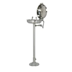 BTL12 vertical eyewash station (linked flip basin)